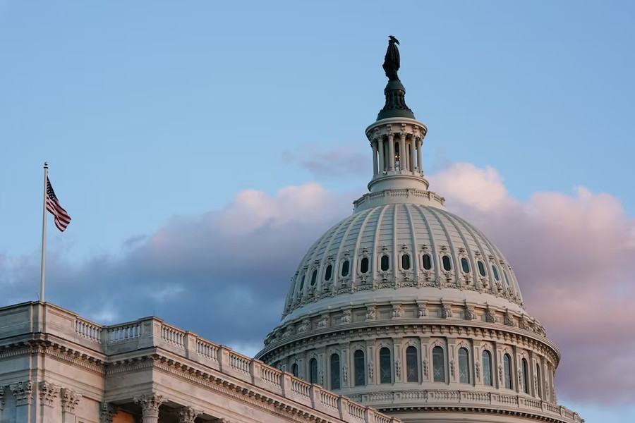 Tòa nhà Quốc hội Mỹ trên Đồi Capitol. (Ảnh: Reuters)