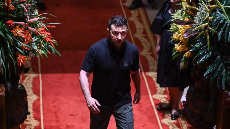 Tổng thống Ukraine Zelensky.