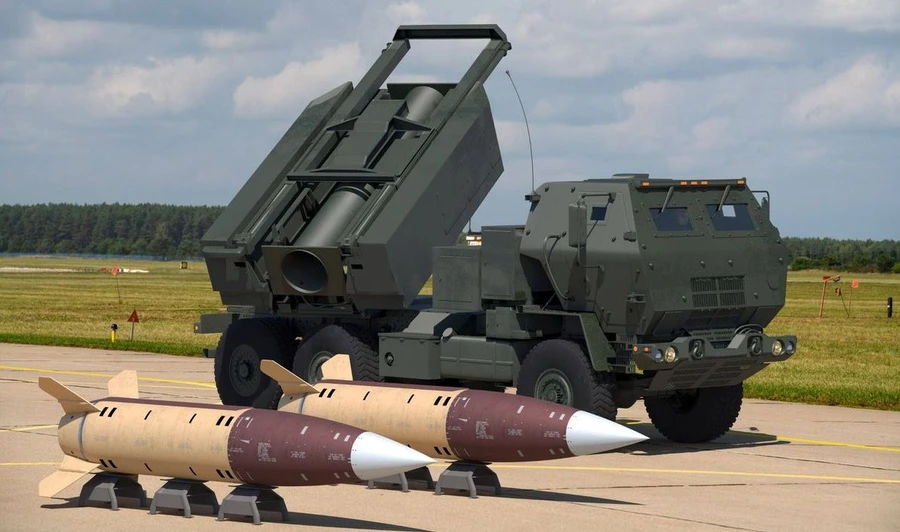 Bệ phóng tên lửa phóng loạt HIMARS của Mỹ.