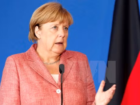 Ty le ung ho Thu tuong Duc Angela Merkel bat ngo tang tro lai - Anh 1