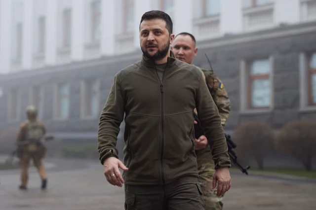 Tổng thống Ukraine Zelensky.