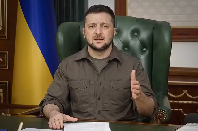 Tổng thống Ukraine Zelensky.