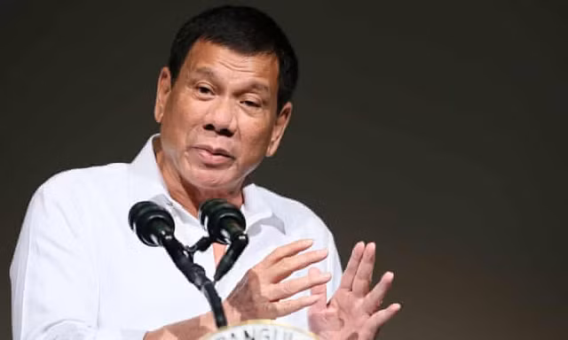 Tổng thống Philippines Duterte.