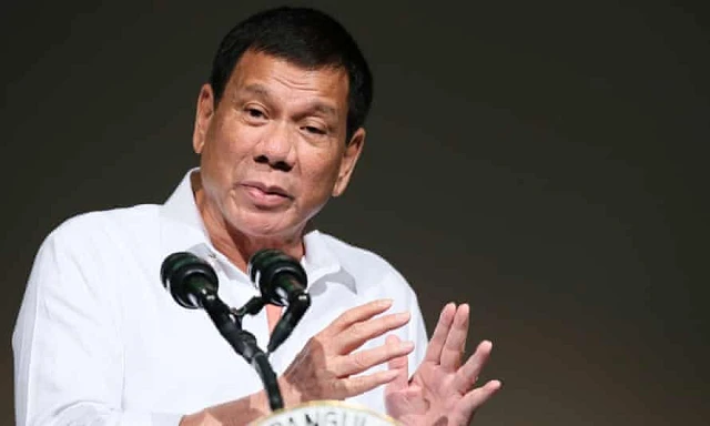 Tổng thống Philippines Duterte.