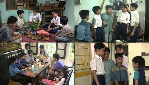 Những hình ảnh quen thuộc một thời với các khán giả Việt gần 20 năm trước.