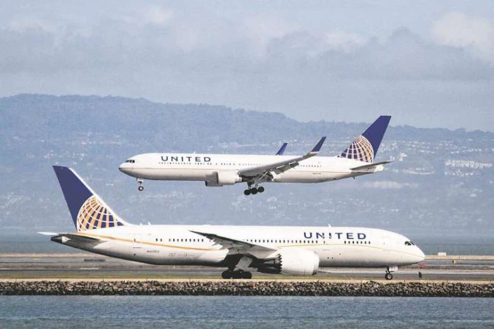 Máy bay của hãng hàng không United Airlines. (Nguồn: Reuters) 