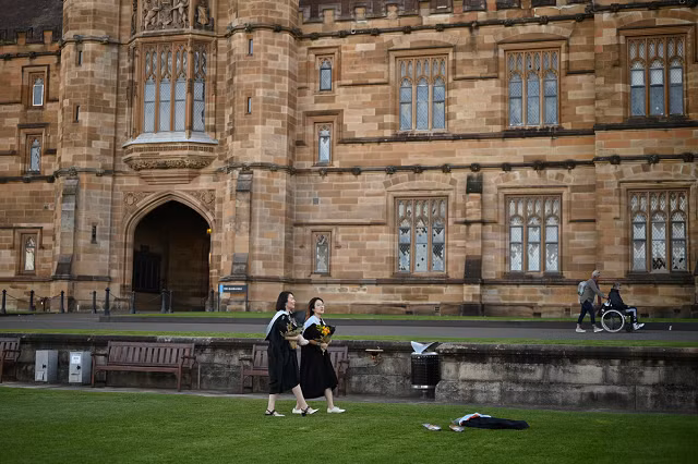 Du HS Trung Quốc tại Australia.