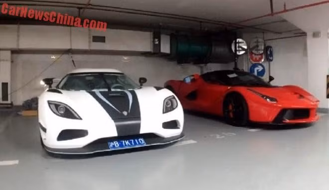 Garage với loạt siêu xe khủng ở Thượng Hải