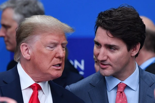 TT Mỹ Donald Trump và Thủ tướng Canada.