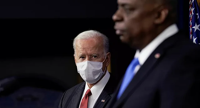 TT Mỹ Joe Biden và Bộ trưởng Quốc phòng Austin.