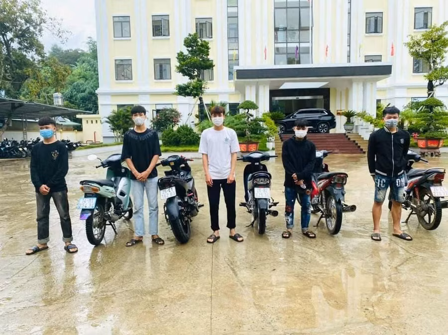 Các trường hợp vi phạm tại cơ quan công an.