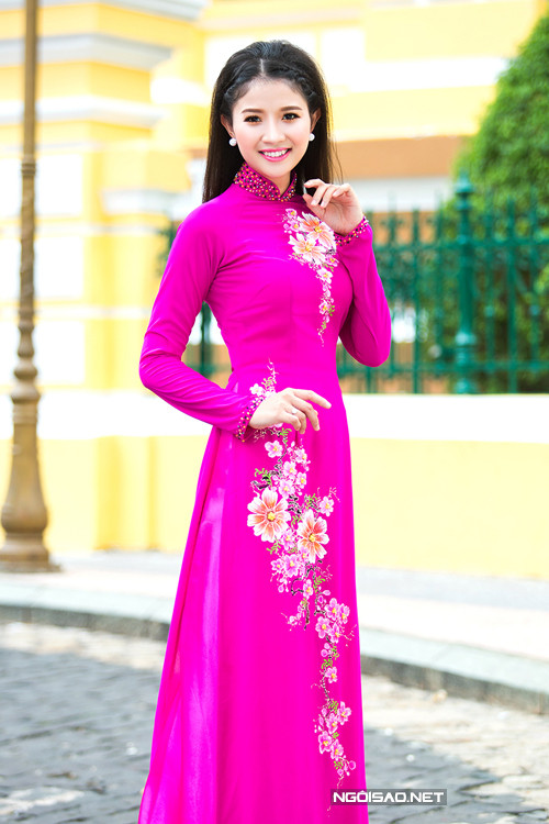 Áo dài hoa "phá cách" cho cô dâu ngày cưới ảnh 7 5-2118-1437707140.jpg