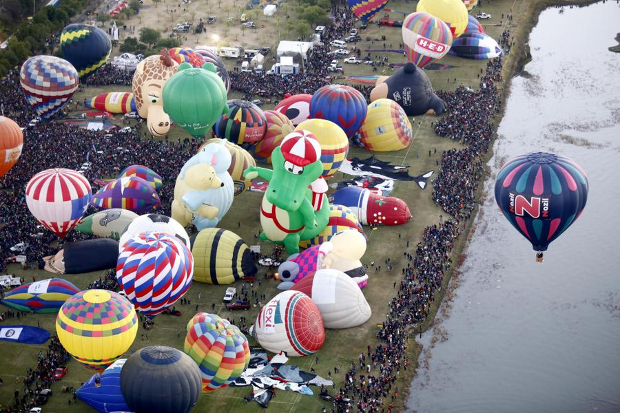 Lễ hội khinh khí cầu quốc tế ở Leon, Mexico