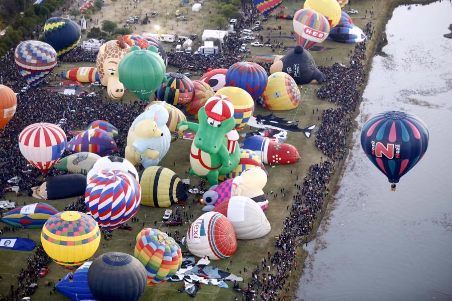 Lễ hội khinh khí cầu quốc tế ở Leon, Mexico