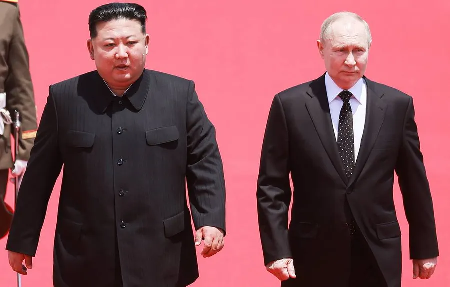Nhà lãnh đạo Triều Tiên Kim Jong Un và Tổng thống Nga Vladimir Putin. (Ảnh: TASS)