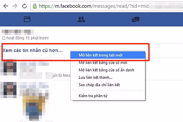 6 bước đơn giản tìm lại tin nhắn đầu tiên trên Facebook