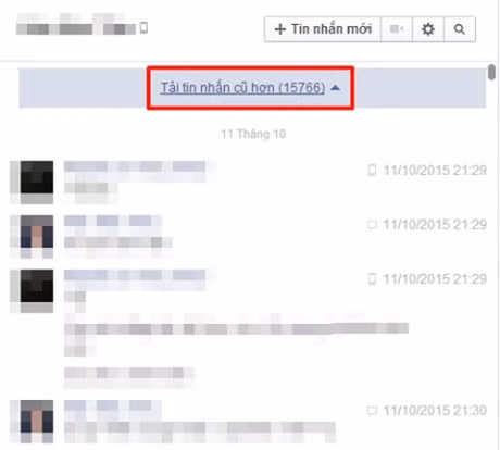6 buoc don gian tim lai tin nhan dau tien tren Facebook - Anh 3