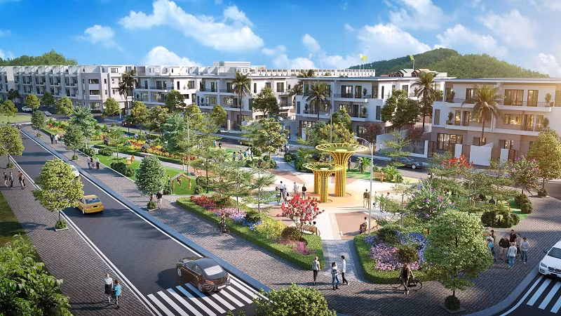 Các “ông lớn” đổ bộ về Cao Phong, Hòa Bình mang theo các dự án tầm cỡ (ảnh phối cảnh dự án TNR Stars Cao Phong).