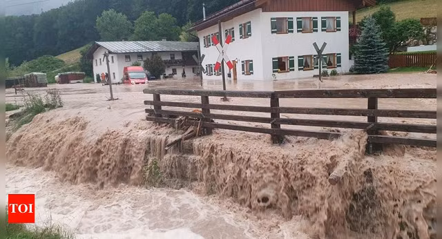 Lũ lụt hoành hành ở châu Âu