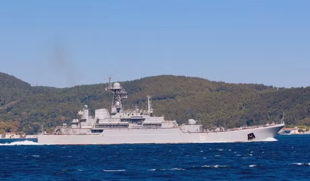 Con tàu này được cho là mang xe tăng và xe bọc thép tới Syria