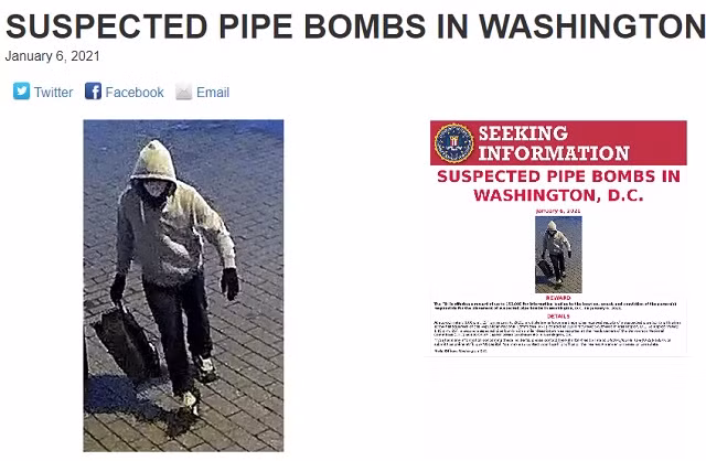 Ảnh FBI công bố về nghi phạm.