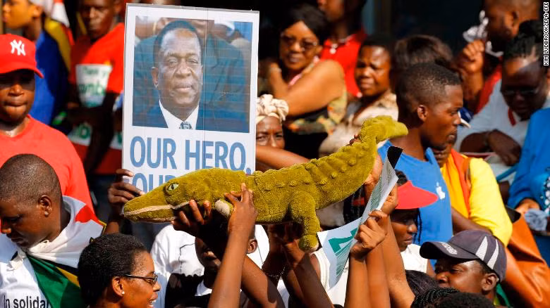 Những người ủng hộ ông Mangagwa