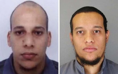 Chân dung Said và Cherif Kouachi - 2 tay súng thảm sát tại tòa soạn tạp chí Charlie Hebdo hôm 7.1