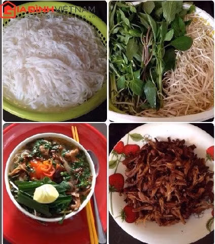 Các nguyên liệu để tạo nên món phở gà chay miền Tây Các nguyên liệu để tạo nên món phở gà chay miền Tây