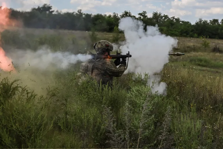 Binh sĩ Ukraine. (Ảnh: Reuters)
