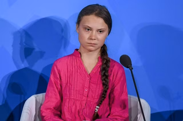 Greta Thunberg tại Liên hợp quốc.