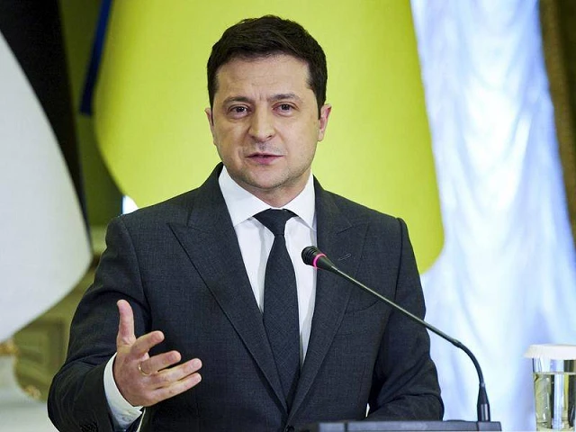 Tổng thống Ukraine Zelensky.