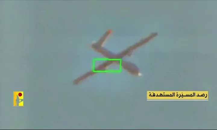 Video Hezbollah hạ UAV Hermes 900 của Israel trên bầu trời Lebanon