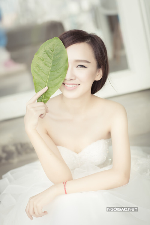 Cao Thanh Thảo My hóa cô dâu thiên thần ảnh 1 IL-8236-2427-1421460091.jpg