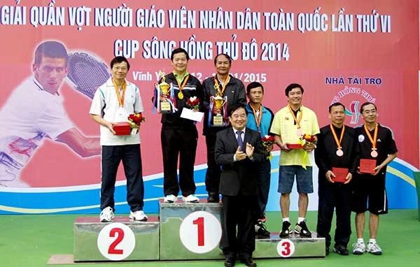 Kết thúc Giải quần vợt “Người giáo viên nhân dân” toàn quốc 