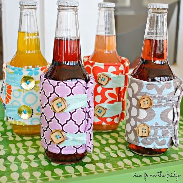 Lớp bọc chai bằng vải cực độc.