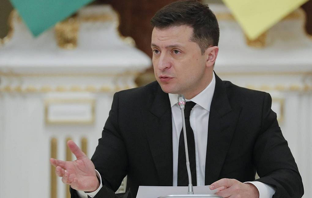 Tổng thống Ukraine Zelensky.