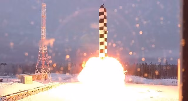 Nga thử tên lửa tên lửa đạn đạo liên lục địa Sarmat.