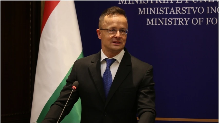 Bộ trưởng Ngoại giao Hungary Peter Szijjarto.