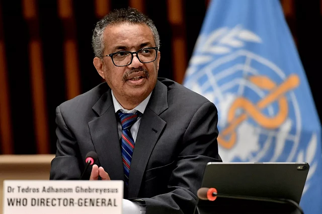 Tổng Giám đốc Tổ chứ Y tế Thế giới Tedros Adhanom Ghebreyesus.