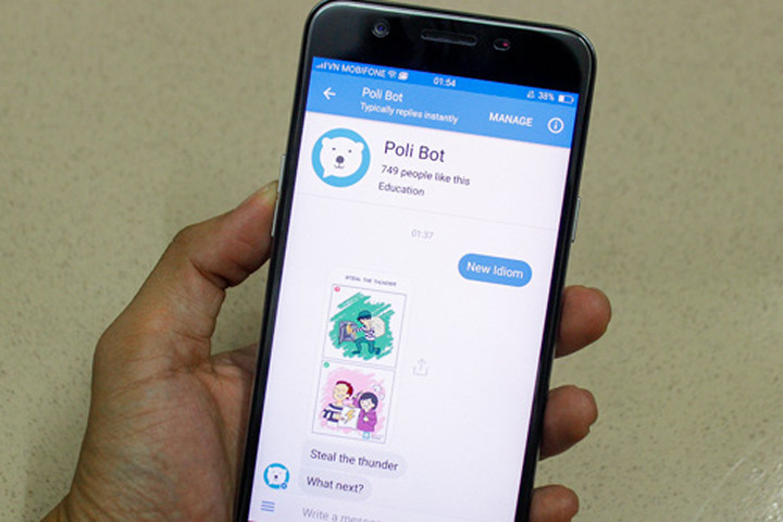 Học tiếng Anh "dễ như ăn kẹo" ngay trên Facebook Messenger, bạn phải thử ngay