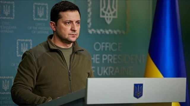 Tồng thống Ukraine Zelensky.