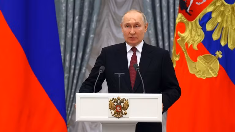 Tổng thống Nga Vladimir Putin.