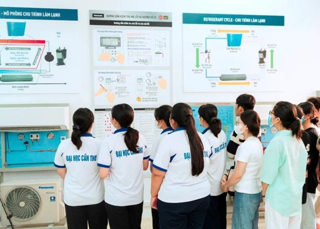 Sinh viên Trường Bách Khoa - Đại học Cần Thơ tham quan Trung tâm Giải pháp HVAC Sinh viên Trường Bách Khoa - Đại học Cần Thơ tham quan Trung tâm Giải pháp HVAC