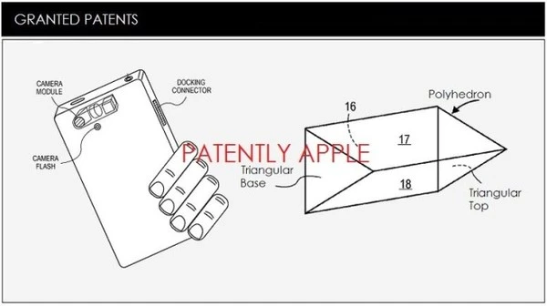 Bản vẽ mô phỏng công nghệ ống kính mới của Apple.
