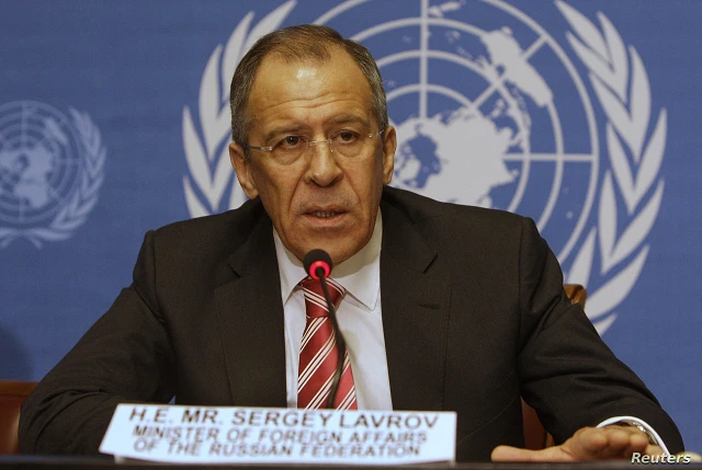 Bộ trưởng Ngoại giao Nga Sergey Lavrov.