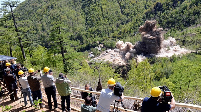 Triều Tiên dỡ bãi thử hạt nhân Punggye-ri 