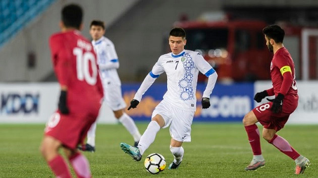 Tiền vệ Odiljon Xamrobekov Tiền vệ Odiljon Xamrobekov