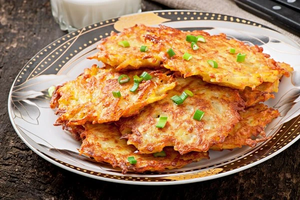 Bánh rán khoai tây với jambon