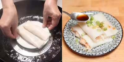 15 phut lam banh cuon sieu ngon cho bua sang - Anh 5