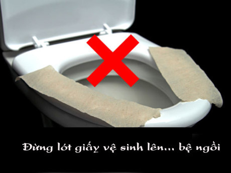 Nếu bạn hay lót giấy vệ sinh lên bệ ngồi cho sạch thì đây là sự thật sẽ khiến bạn giật mình - Ảnh 1 Neu ban hay lot giay ve sinh len be ngoi cho sach thi day la su that se khien ban giat minh - Anh 1